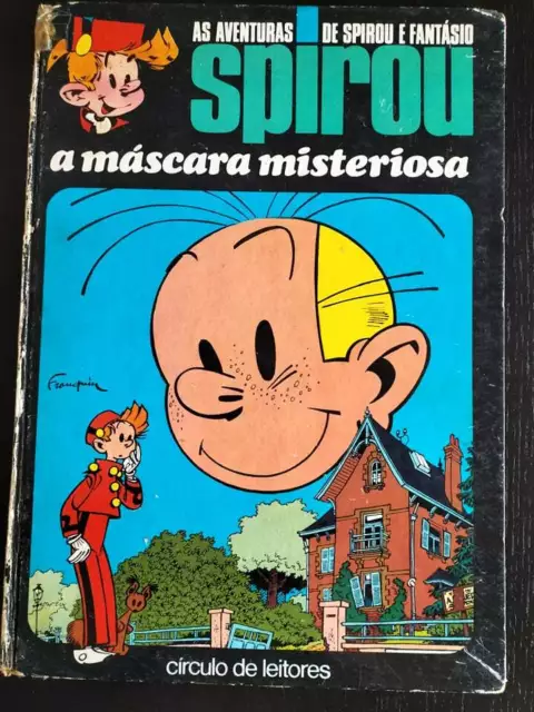 Spirou Album Portuguese Comics 1976 A Máscara Misteriosa RARE OLD Franquin