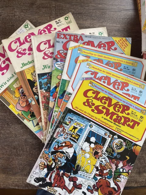 Clever & Smart Comics, 7 Stück