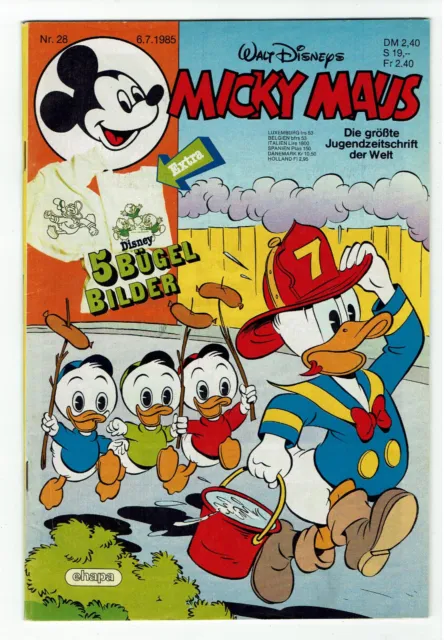 #52# Micky Maus Heft Nr. 28 vom 06.07.1985 aus dem EHAPA Verlag Walt Disney