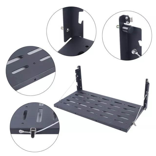 Mesa plegable de 60 cmx 31 cm para Jeep Wrangler JK puerta trasera de metal mesa plegable NUEVA