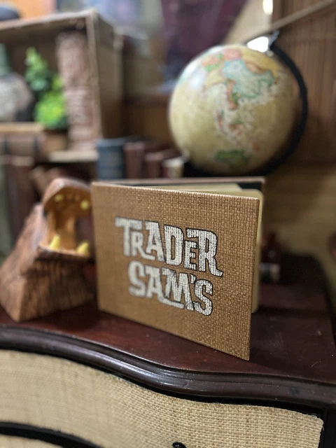 Disneyland Trader Sam’s Enchanted Tiki Bar Menu Prop Disneyland Trader Sam’s Enchanted Tiki Bar Menu Prop