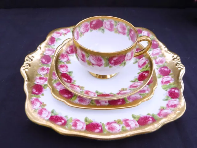Royal Albert Crown China Old English Roses Tea set 2