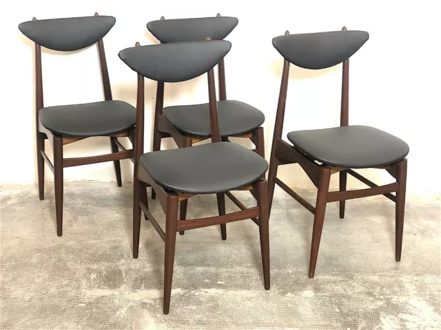 Set 4 Sedie Svedesi Anni 60 Vintage Modernariato Interior Design Arredo Chair