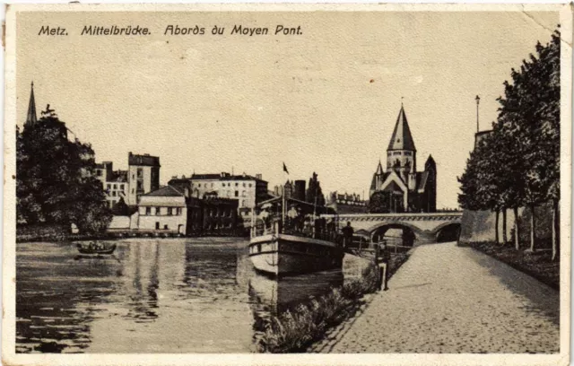 CPA AK METZ Mittelbrucke Abords du Moyen Pont (393300)