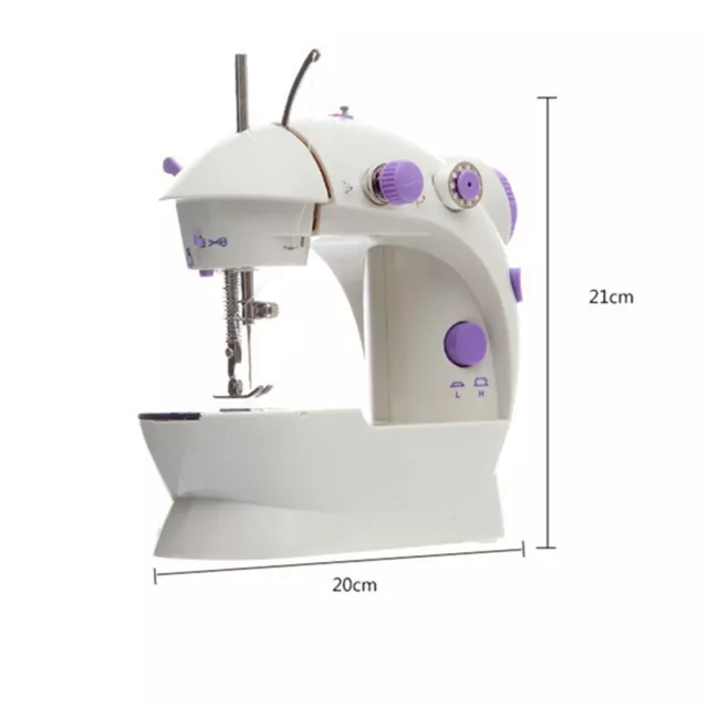 New Household Mini Sewing Machine For Beginners Kids DIY Home Decor Daily Sewing 2