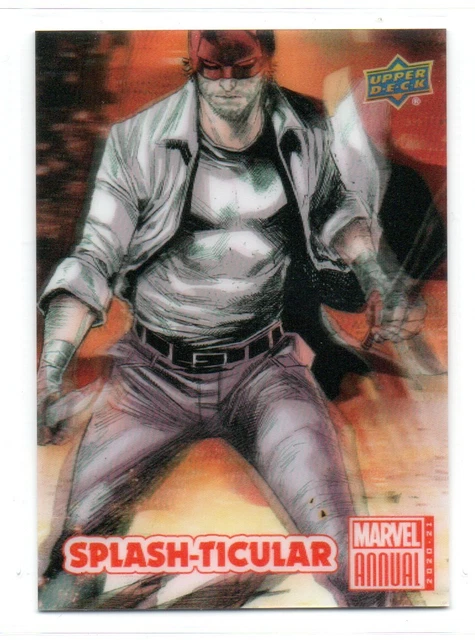 Marvel Annual 2020-21 (UD 2022) SPLASH-TICULAR Insert S10 DAREDEVIL #19
