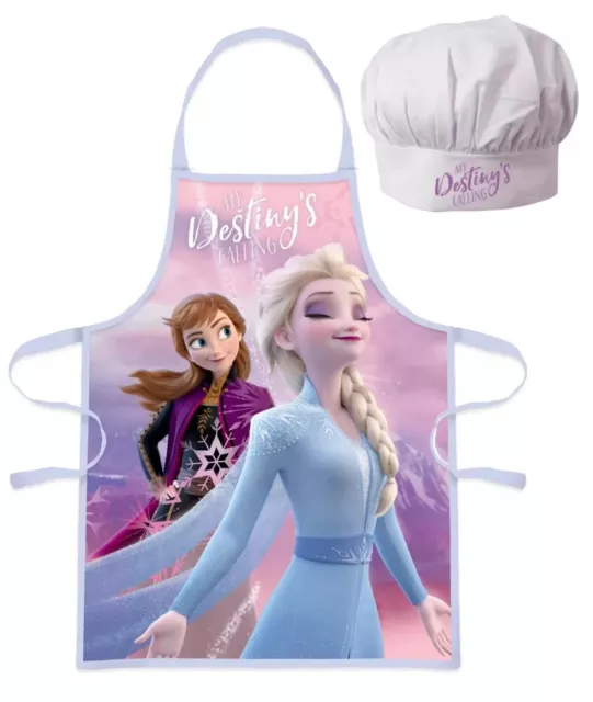 Set da cucina Grembiule e Cappello da cuoco bambina Frozen Elsa e Anna destiny's