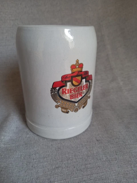 Chope à Bière HB En Grès, 50 Cl, Authentique Et Vintage