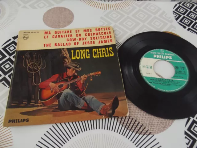 Vends 45 Tours    Long  Chris     Ma  Guitare  Et  Mes  Bottes     432.897