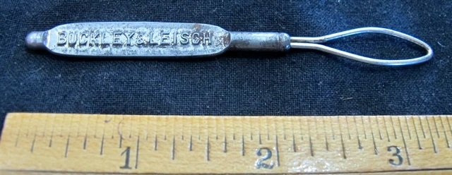 Vtg BUCKLEY & LEISCH TAILORS, PORTAGE, WIS. Button Tool