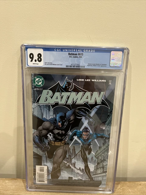 Batman #618 1St Print Cgc 9.8 Batman Reveals Identity To Catwoman Joker Jim Lee