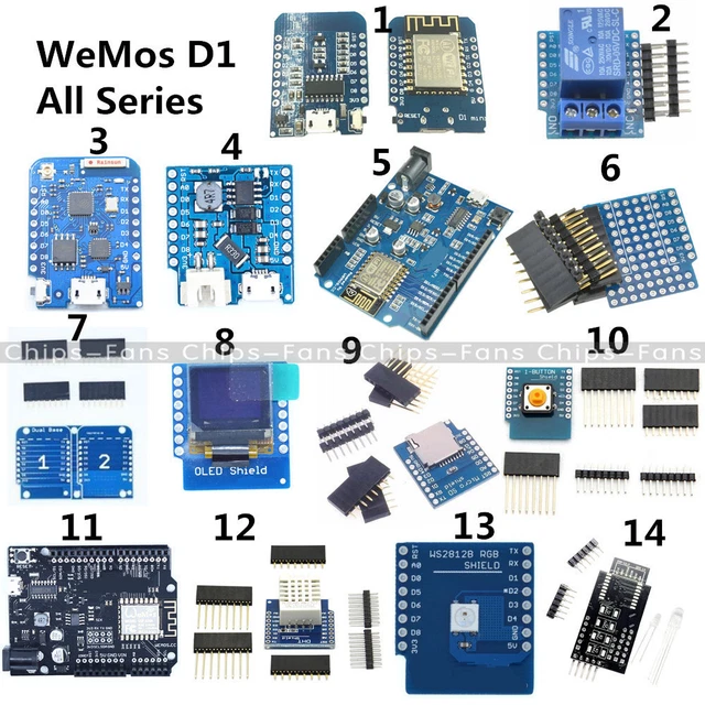 ESP8266 WIFI WEMOS D1 Mini ESP 12F 12E DHT22 AM2320 CP2104 CH340 For ...