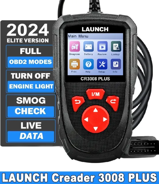 LAUNCH CR3008 PLUS Car OBD2 Scanner Code Reader Check Engine Diagnostic Tool