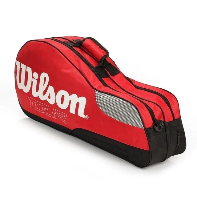 Buy Wilson Federer Fed Team Borsa Per Racchetta Da 12 Nero, Rosso