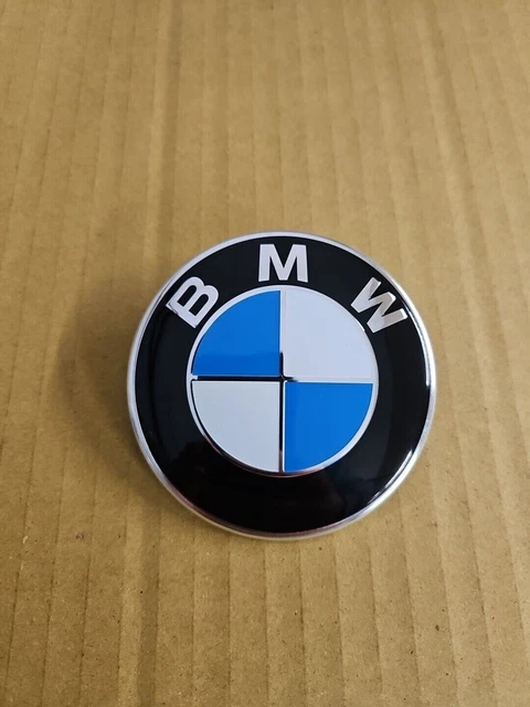 BMW GENUINE EMBLEM Badge Bonnet Hood 82mm Fits - E46 E36 E90 E60 E83 ...