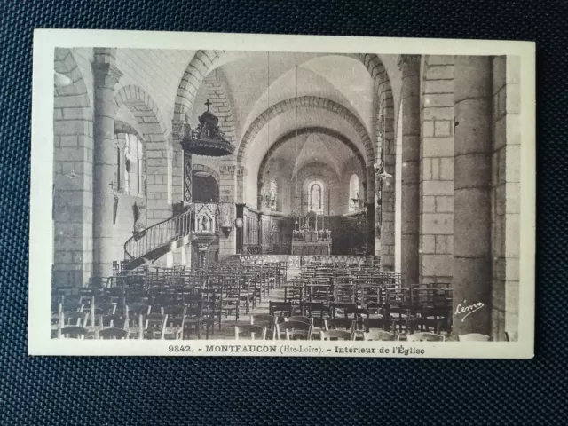 CPA 55 MONTFAUCON - Intérieur de l'Eglise