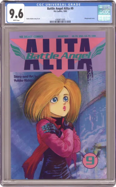 Battle Angel Alita Part 1 #9 CGC 9.6 1993 4369611005