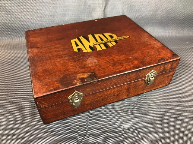 Petite Boîte En Bois Vintage - Coffret à Bijoux Ou à Thé, Déco Ancienne, Occasion