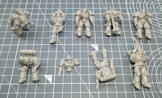 WARHAMMER 40K 9X Dead Space Marine Models In Resin £10.00 - PicClick UK