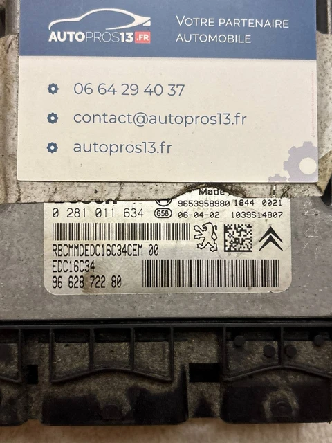 Calculateur Moteur ECU Peugeot Citroën - Réf. 5WS40514A-T / 9663181680 - Occasion à Décoder