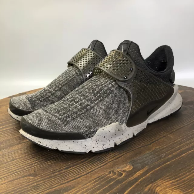 Nike Sock Dart Se Premium Mens Size 13 Gray Athletic Running Shoes Sneakers