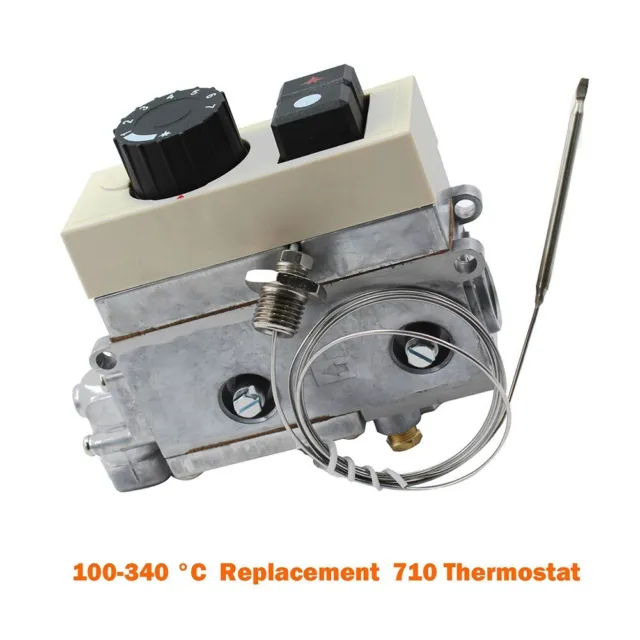 Ensure Consistent Temperatures Gas Thermostat for Commercial Fryers and Ovens