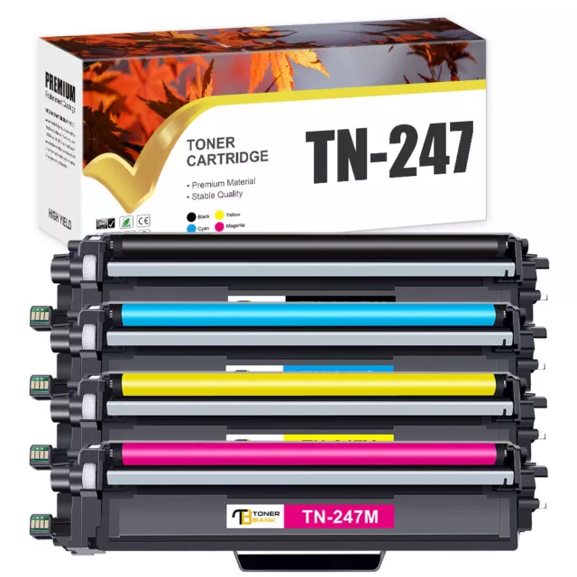 XXL TONER Compatible with BROTHER TN-247 TN-243 MFC-L3750 CDW L3770 CDW L3710 CW