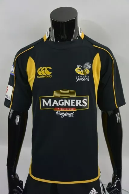 Canterbury LONDON WASPS RUGBY SHAW Chemise Jersey TAILLE S (adultes)