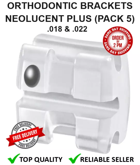 Neolucent Plus Zahnhalterungen Kieferorthopädischer Ortho Organizer 0,18Er-Pack 5 Uk Lager