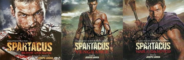 Sprtakis SPARTACUS (2011-2013) COMPLETE TV-Series Scores 4CDs / signed by Joseph ...