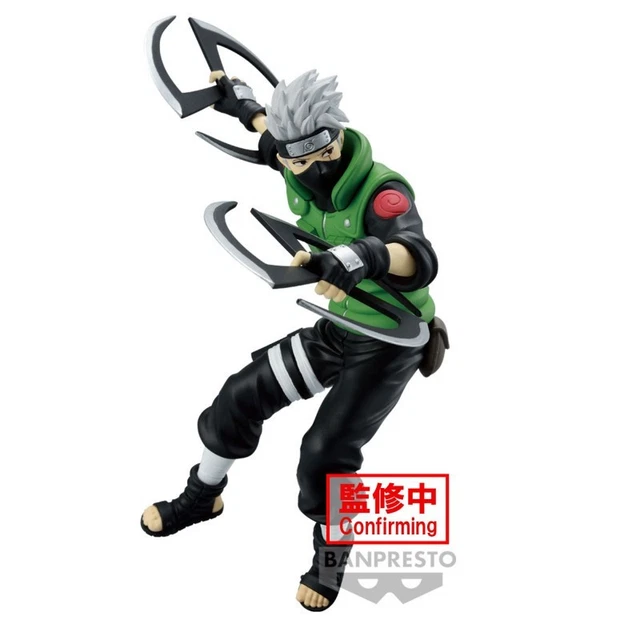 Figurine d'anime Naruto Kakashi Hatake en résine faite main