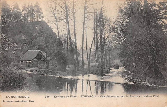 61 - ROUVROU - SAN43778 - Environs de Flers - Vue pittoresque sur la Rouvre et
