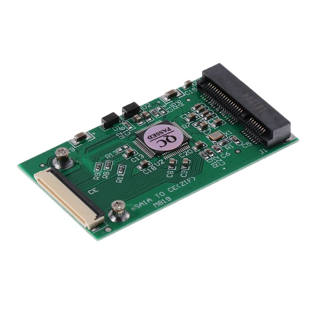 1.8inch Mini PCIe mSATA SSD to 40-pin ZIF/CE Cable Adapter Card