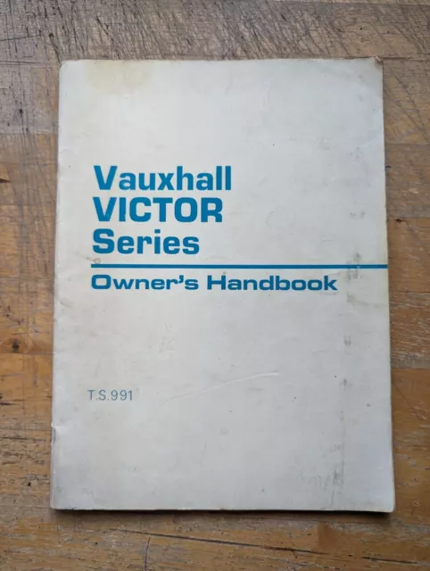 Vauxhall Victor FD Owners Handbook