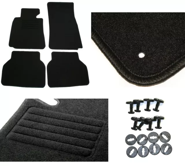 4 Tapis De Sol Sur Mesure Velour Bmw Serie 5 E39 Phase 2 De 08/2000 A 04/2004