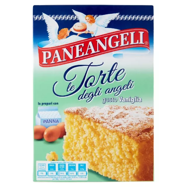 8 Confezioni Paneangeli Torta alla Vaniglia 410 g