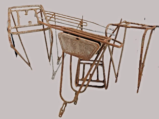 Porte-bagages Acier Chromé FFIOUL Pour Vélo Ancien - Vintage - Occasion
