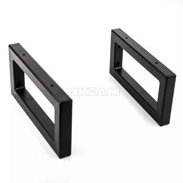 2x Consola de Pared Waschtischhalterung Estante Mate Negro 30 CM Toallero Barra 3