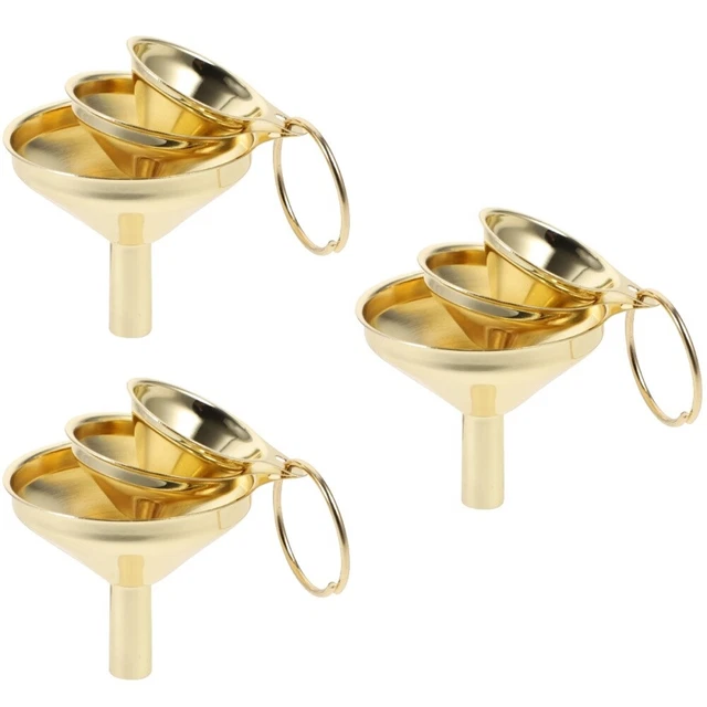 9 PIEZAS Embudo de vinagre portátil Práctico embudo líquido Gadget de cocina Cocina