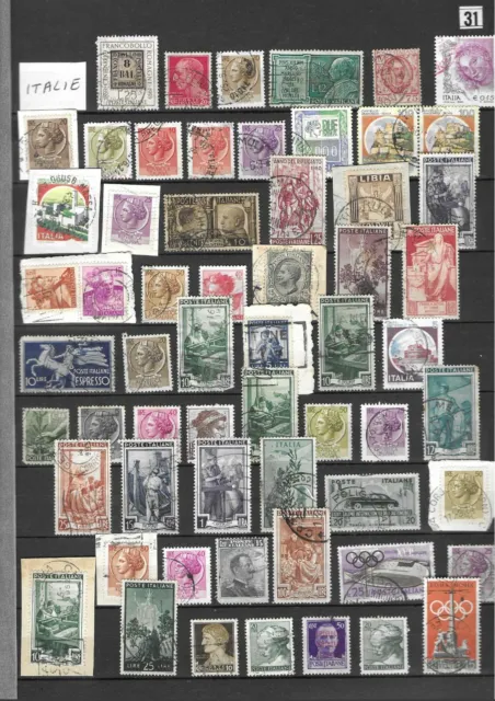 lot timbres Italie