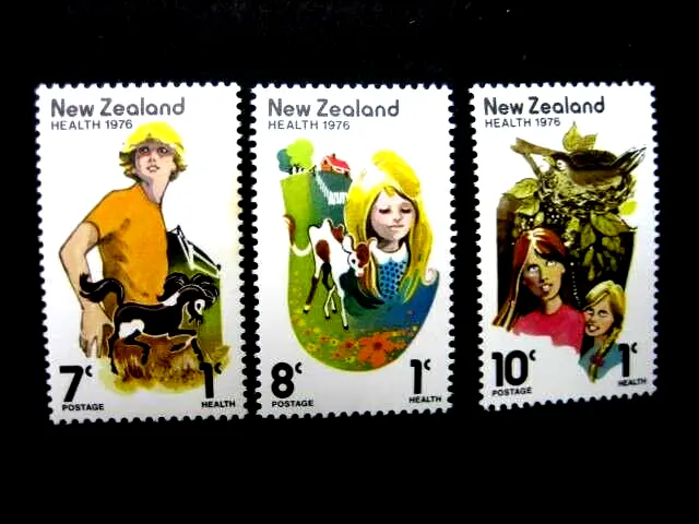 Nouvelle-Zélande Nhm SET-1976 Santé Sg 1125/7