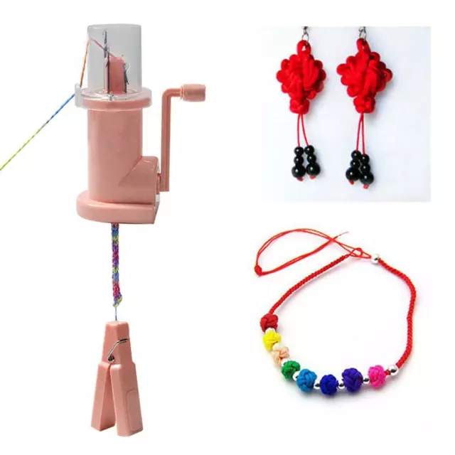 Easy Weaver Stricker handbetätigt rosa Strickwerkzeug für Zuhause Zum Selbermachen Handwerk Pullover
