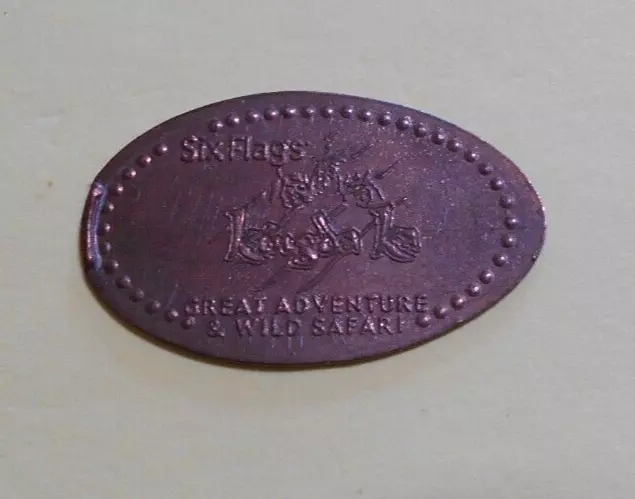 Six Flags Great Adventure elongated penny NJ USA cent Kingda Ka souvenir coin