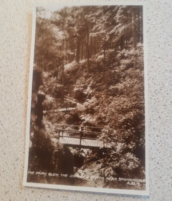"The Fairy Glen, The Dornoch Firth near Spinningdale " Postcard 1920's  (A.3217)