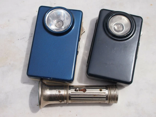 Lot De 3 Ampoules Pour Lampe De Poche Ancienne MAZDA - Pour Grosse Pile - Neuf