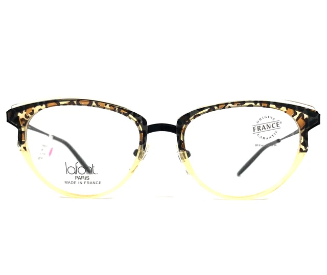 JEAN LAFONT EYEGLASSES Frames FRANCOISE 380 Black Leopard  display picture 2