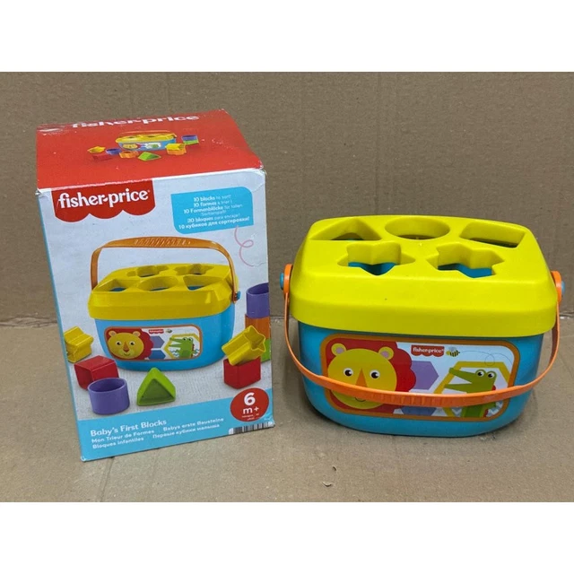 FISHER-PRICE BLOQUES INFANTILES, juguete para bebé +6 meses, diez