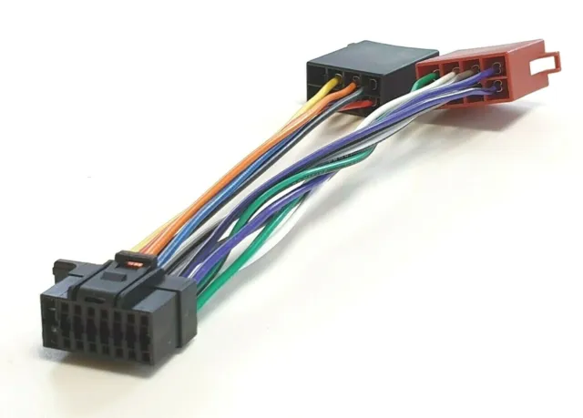 Câble Adaptateur Iso Autoradio pour sony XAV-AX1000 XAV-AX1005DB XAV-AX3005DB