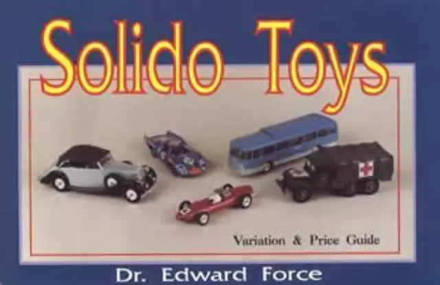 Solido Toy Book Vintage Die-Cast Car Vehichle Truck Van