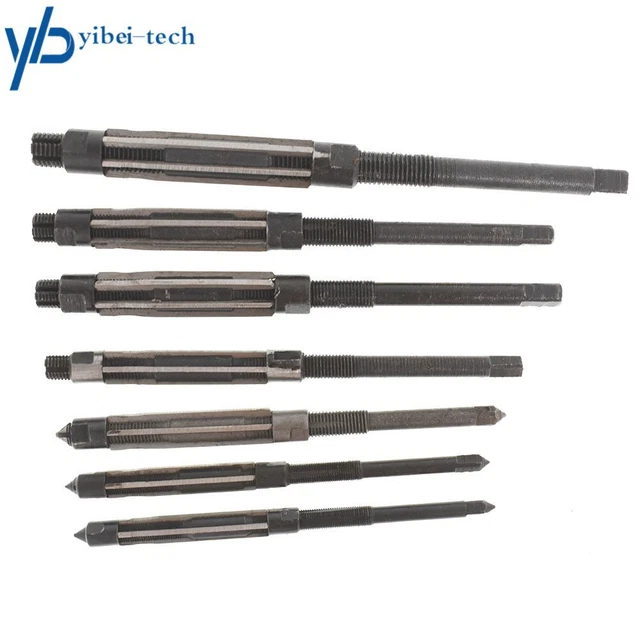 7 PCS ADJUSTABLE HAND REAMERS-BLADES HV TO H3 1/4" to 15/32"